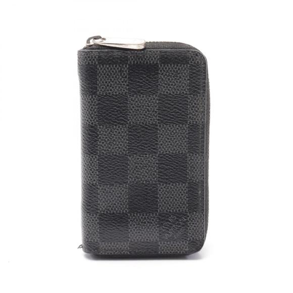 Louis Vuitton Black Canvas Zippy Coin Damier Graphite - Picture 1 of 8